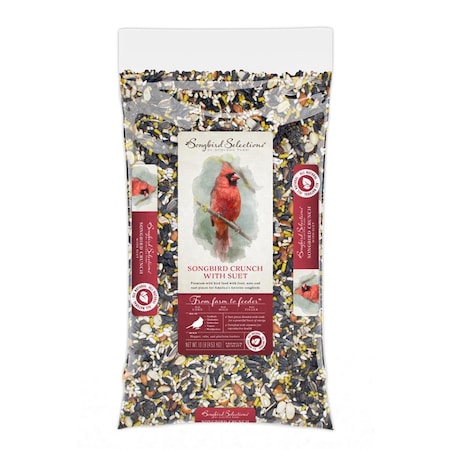 Global Harvest Foods 10 lbs Songbird Selections Wild Bird & Poultry Bird Seed, Fruits & Nuts GL8072